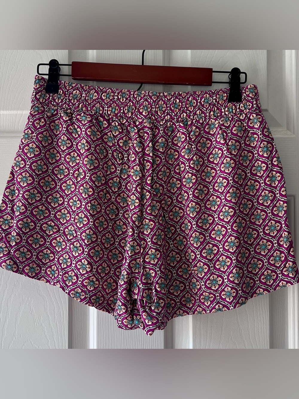 Old Navy Pink Floral High Rise Playa Shorts